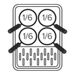 Giorik 1/6 Round Pasta Cooker Basket 2003080