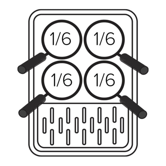 Giorik 1/6 Round Pasta Cooker Basket 2003080