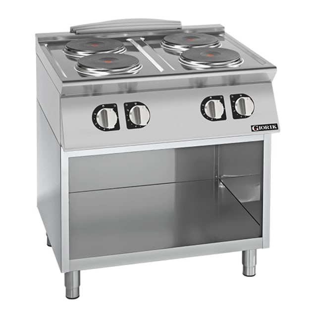 Giorik 700 Series 4 zone (round) Electric Boiling Top on Open Base CE74TGT