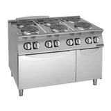 Giorik 700 Series 4 Zone Electric Range on Electric Oven CE76TET