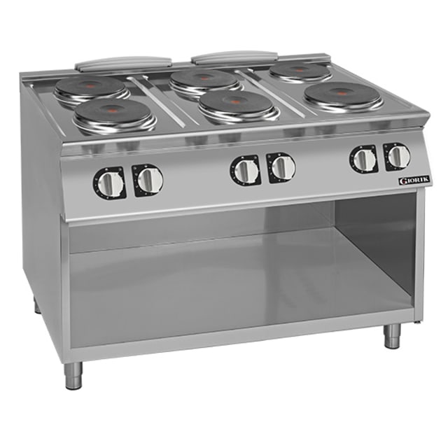 Giorik 700 Series 6 zone (round) Electric Boiling Top on Open Base CE76TGT