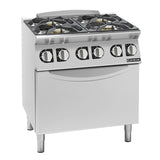 Giorik 700 Series 4 Burner Gas Range on Electric Oven CG740ET.P