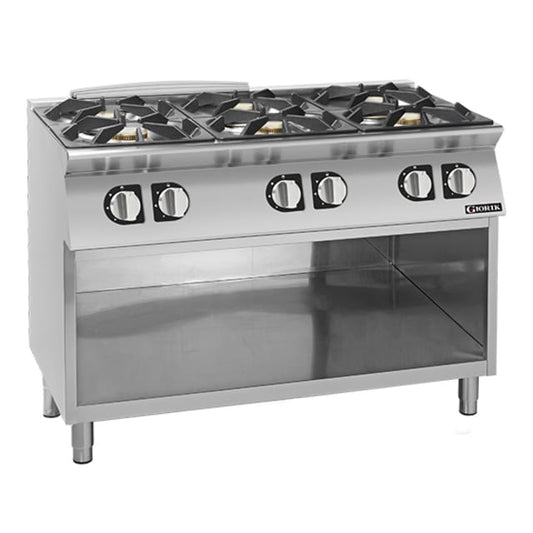 Giorik 900 Series 6 Burner Gas Boiling Top on Open Base CG960GT.N
