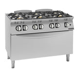 Giorik 700 Series 6 Burner Gas Range on MAXI Gas Oven CG760HT.P