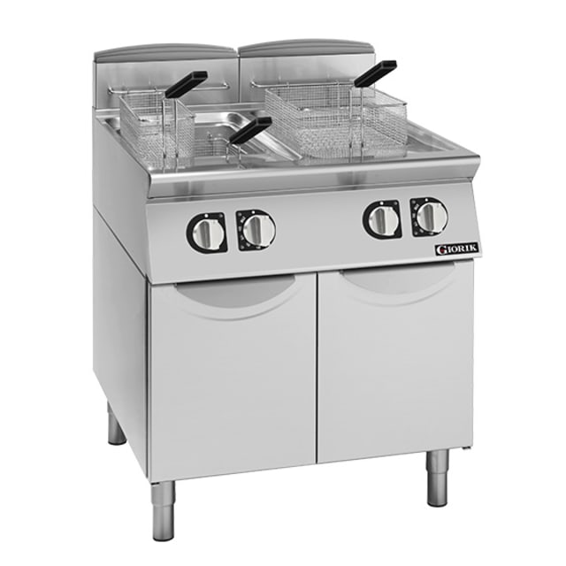 Giorik 900 Series 800mm Electric Double Pan 21L + 21L Fryer FE9221T