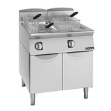 Giorik 900 Series 800mm Gas Double Pan 21L + 21L Fryer FG9821PT.N