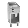Giorik 900 Series 400mm wide Smooth Satin Chrome Electric Frytop on Open Base FLE92GCRXT