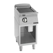 Giorik 700 Series 400mm wide Smooth Mild Steel Electric Frytop on Open Base FLE72GFT