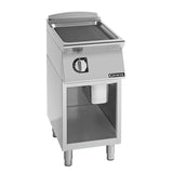 Giorik 700 Series 400mm wide Smooth Mild Steel Electric Frytop on Open Base FLE72GFT