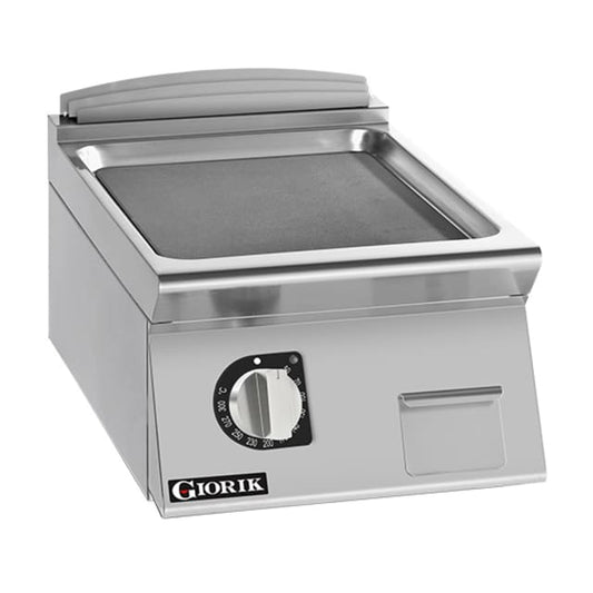 Giorik 900 Series 400mm wide Smooth Mild Steel Electric Frytop FLE92TFT