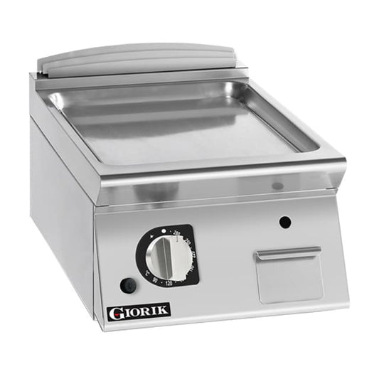 Giorik 700 Series 400mm wide Smooth Satin Satin Chrome Gas Frytop FLG72TCRXT.N