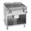 Giorik 900 Series 800mm wide Smooth Mild Steel Gas Frytop on Open Base FLG941GFT.N