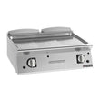 Giorik 900 Series 800mm wide Smooth Satin Chrome Gas Frytop FLG941TCRXT.P