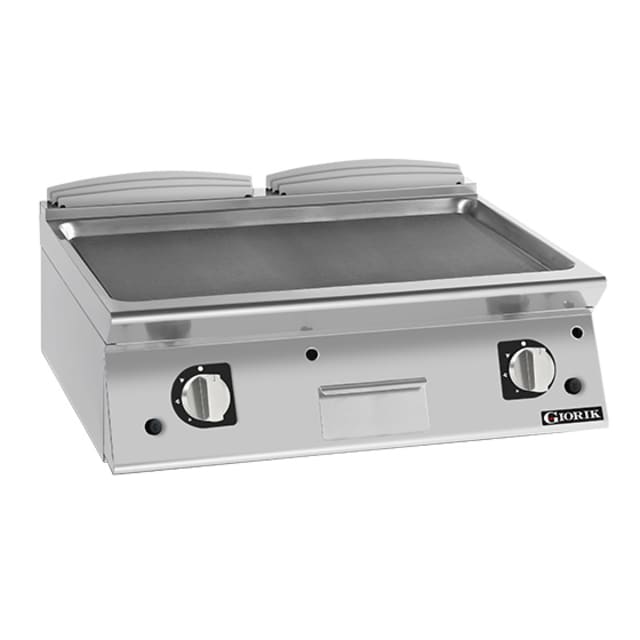 Giorik 700 Series 800mm wide Smooth Mild Steel Gas Frytop FLG741TFT.N