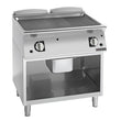 Giorik 900 Series 800mm wide 1/3 Ribbed 2/3 Smooth Mild Steel Gas Frytop on Open Base FMG941GFT.N