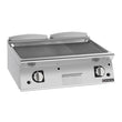 Giorik 700 Series 800mm wide Half Ribbed Half Smooth Mild Steel Plate Gas Frytop FMG741TFT.N