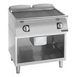 Giorik 900 Series 800mm wide Ribbed Mild Steel Electric Frytop on Open Base FRE941GFT