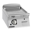 Giorik 900 Series 400mm wide Ribbed Satin Chrome Gas Frytop FRG92TCRXT.N
