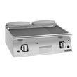 Giorik 700 Series 800mm wide Ribbed Mild Steel Gas Frytop FRG741TFT.N