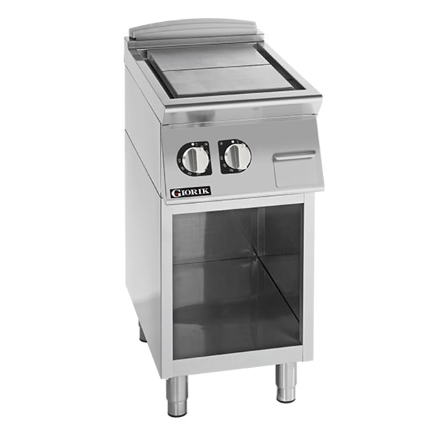 Giorik 700 Series 400mm wide Electric Solid Top on Open Base TE720GT