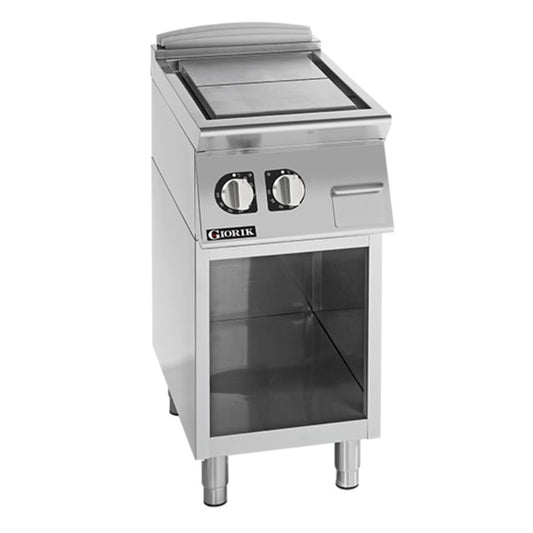 Giorik 700 Series 400mm wide Electric Solid Top on Open Base TE720GT