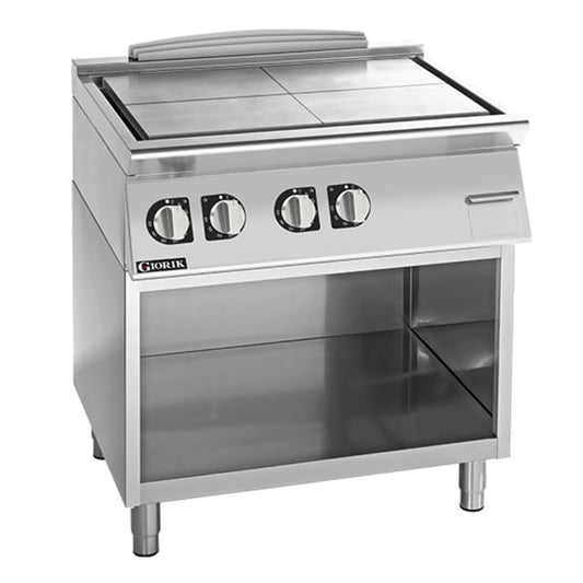 Giorik 900 Series 400mm wide Electric Solid Top on Open Base TE920GT