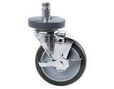 Metro Super Erecta Resilient Polyurethane Wheels with Brakes Accessory ME.5MPB
