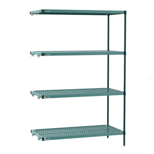 Metro Super Erecta PRO 5 Tier Add-On Polymer Mat Shelving - 18 x 36 x 74" PR.A5T74.1836