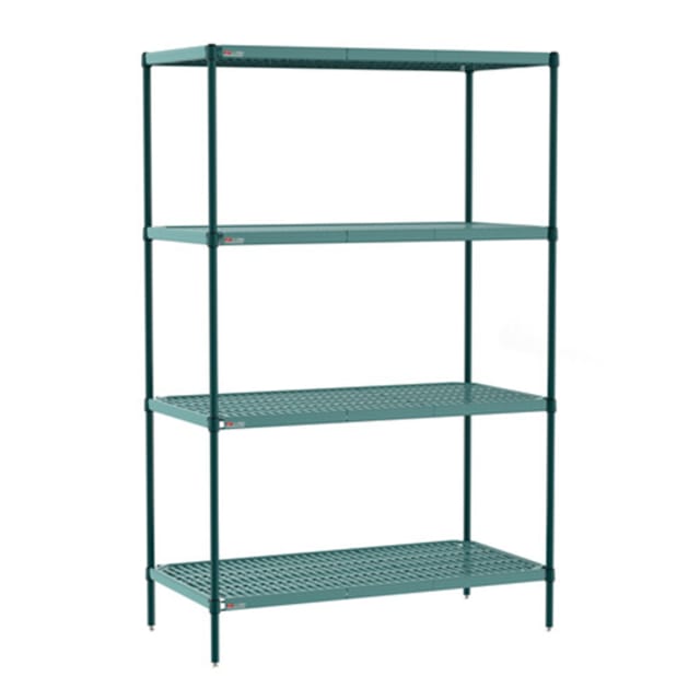 Metro Super Erecta PRO 4 Tier Polymer Mat Shelving - 24 x 54 x 74" PR.4T74.2454