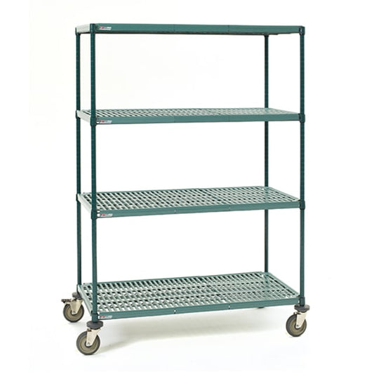 Metro Super Erecta PRO 5 Tier Mobile Polymer Mat Shelving - 18 x 72 x 74" PR.M5T68.1872