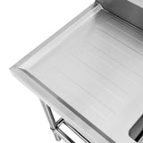 Single Centre Sink Bench & Pot Undershelf SSB6-1500C/A