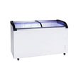 2NDs: Thermaster two glass sliding lids chest freezer with castors - ST445-NSW2169