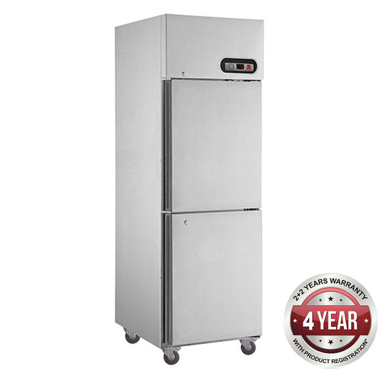 TROPICAL Thermaster 2 x Half door SS Fridge - SUC500