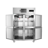 SUF1000 TROPICAL Thermaster 4 x Half door SS Freezer