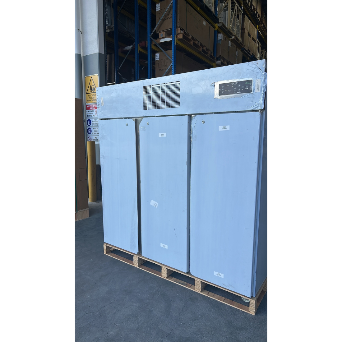 Ex-Showroom: Thermaster Three Door SS Upright Storage Freezer - SUF1500-QLD129