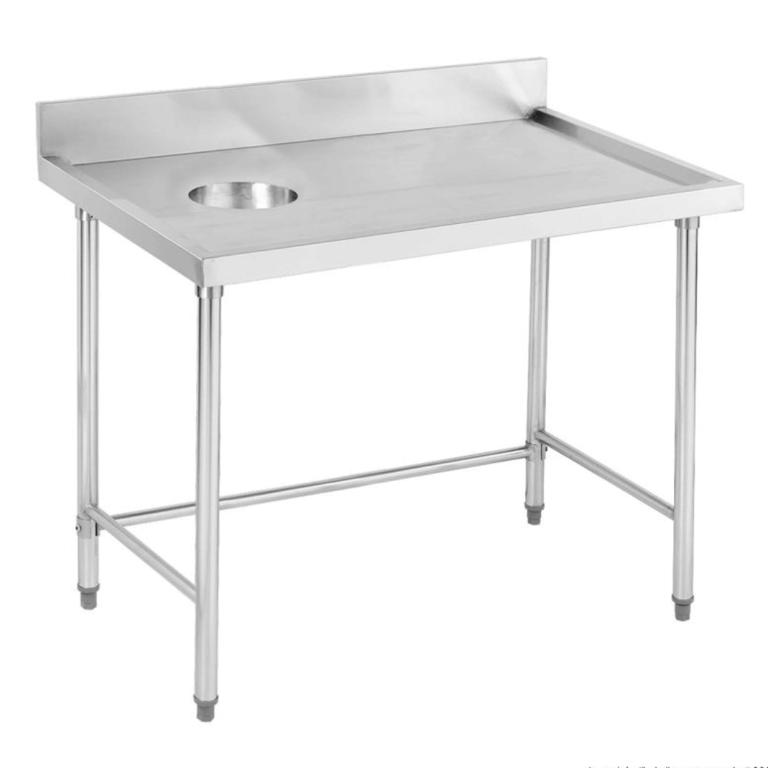 Modular System High Quality Stainless Steel Bench with splashback SWCB-7-1200L