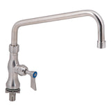 Stainless Steel Single Bench Mount Tap Body with 12" Spout T-3MSH12