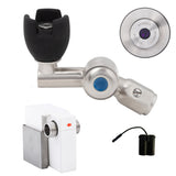 45 Degree Silicone Mouthguard Bubbler with Wall-Mount Sensor Battery Operated T-3MSS-BUBS45SWB