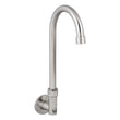 Stainless Steel Wall Elbow with 12" Gooseneck Swivel Spout T-3MWEG12