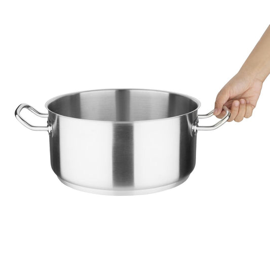 Vogue Casserole Pan St/St - 280mm 7 1/2Ltr 253fl oz