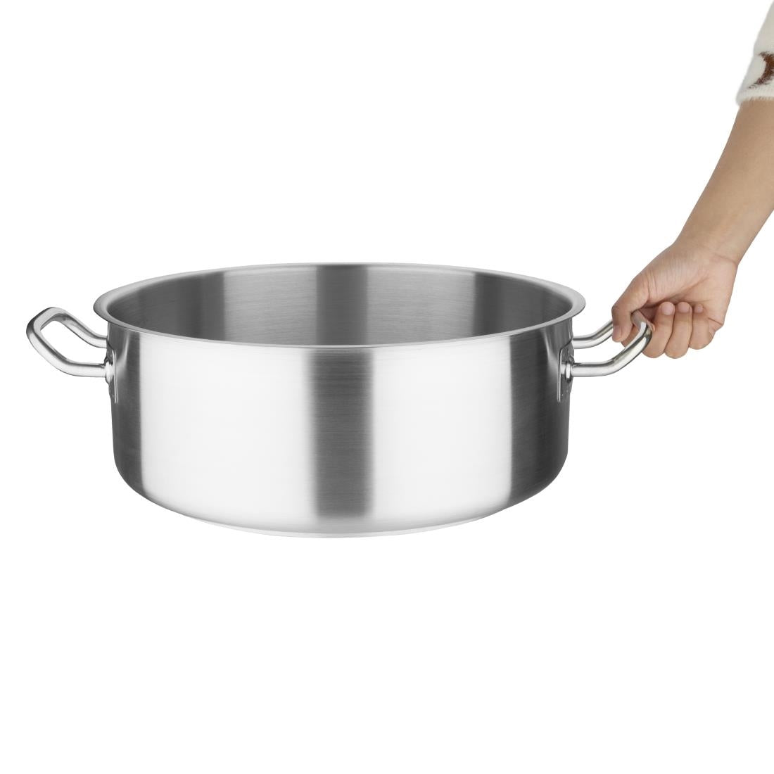 Vogue Casserole Pan St/St - 360mm 13Ltr 439fl oz