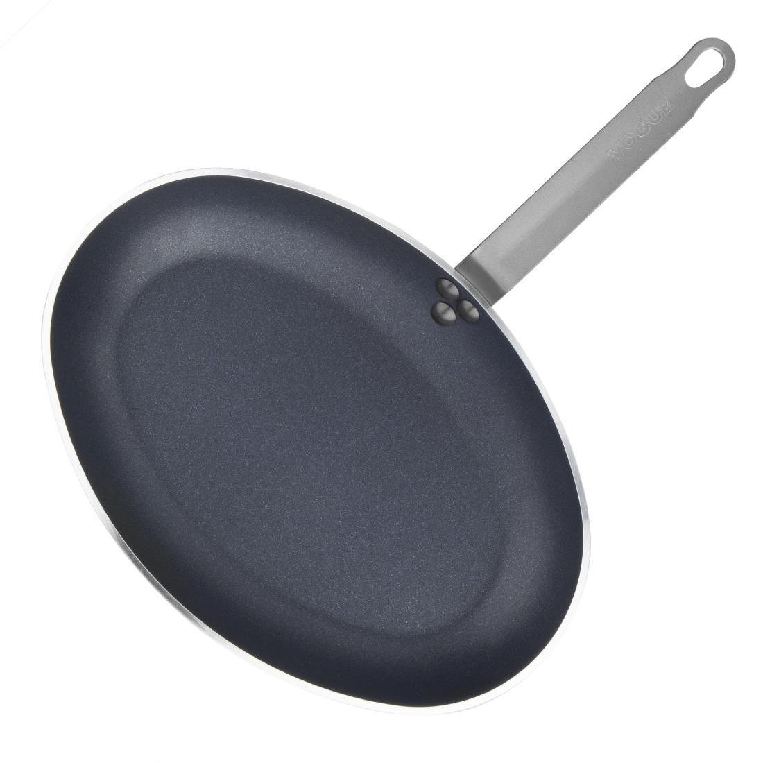 Vogue Oval Frypan Aluminium Non-stick Teflon Platinum Plus - 360mm 14"