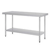 Vogue St/St Table - 1500x600mm 59x23 1/2"