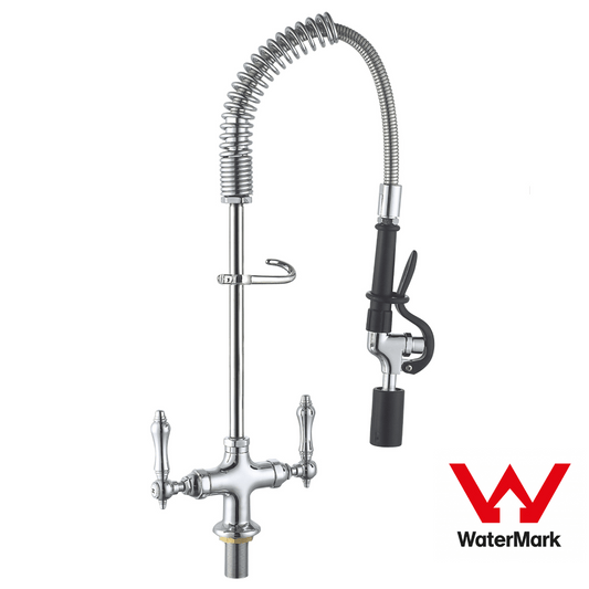 Sunmixer Mini Pre Rinse Unit with 180mm Riser and 560mm Hose T98001MN-1C