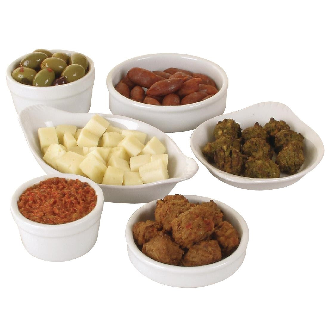 Olympia Tapas Ramekin White - 77mm 3" 45mm(H) (Box 6)