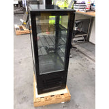 2NDs: Thermaster Four-Sided Countertop Beverage Display Fridge Black TCBD78B-NSW1762