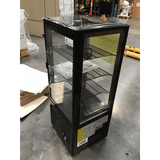 2NDs: Thermaster Four-Sided Countertop Beverage Display Fridge Black - TCBD78B-NSW2002