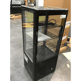 2NDs: Thermaster Four-Sided Countertop Beverage Display Fridge Black - TCBD78B-NSW2002