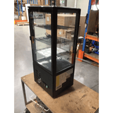 2NDs: Thermaster Four-Sided Countertop Beverage Display Fridge Black - TCBD78B-SA10-Jan