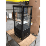 2NDs: Thermaster Four-Sided Countertop Beverage Display Fridge Black - TCBD78B-SA10-Jan